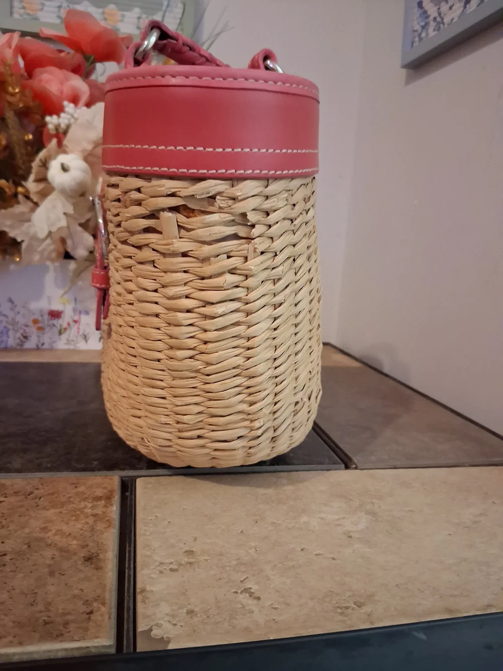 Coach Soho Woven Straw Basket Tote